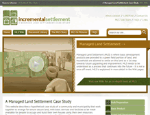 Tablet Screenshot of incrementalsettlement.org.za